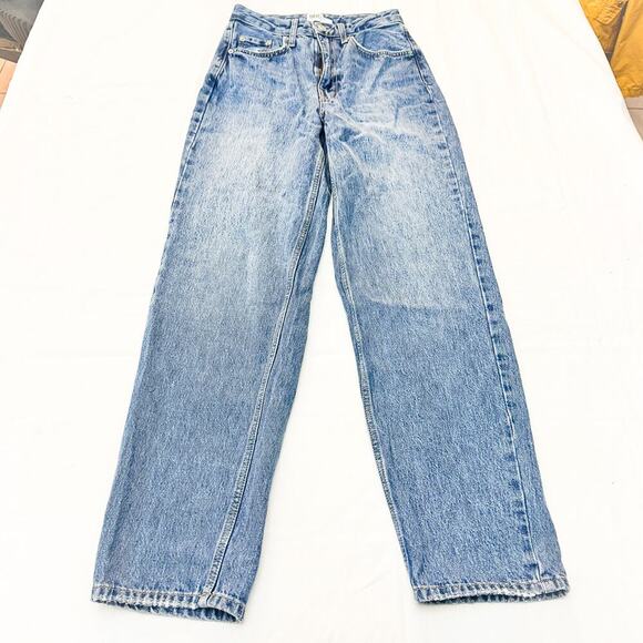 BDG High-Rise Baggy Zip Fly Denim Jeans Size 25 - Picture 2 of 8